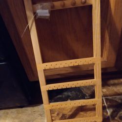 Wooden Jewelry Holder