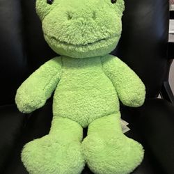 Build A Bear Workshop Hoppy Spring Green Frog 16" Plush Stuffed Animal