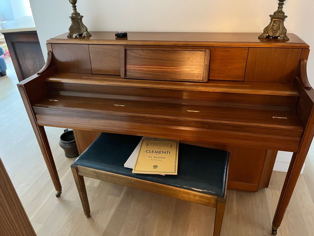 Piano With Bench