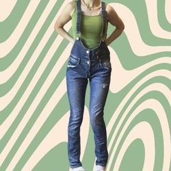 Almost famous deals denim overalls