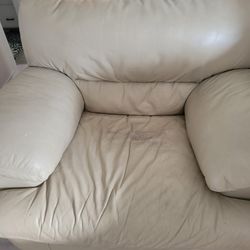 Oversized Leather Chair