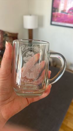 Disney Cinderella glass mug