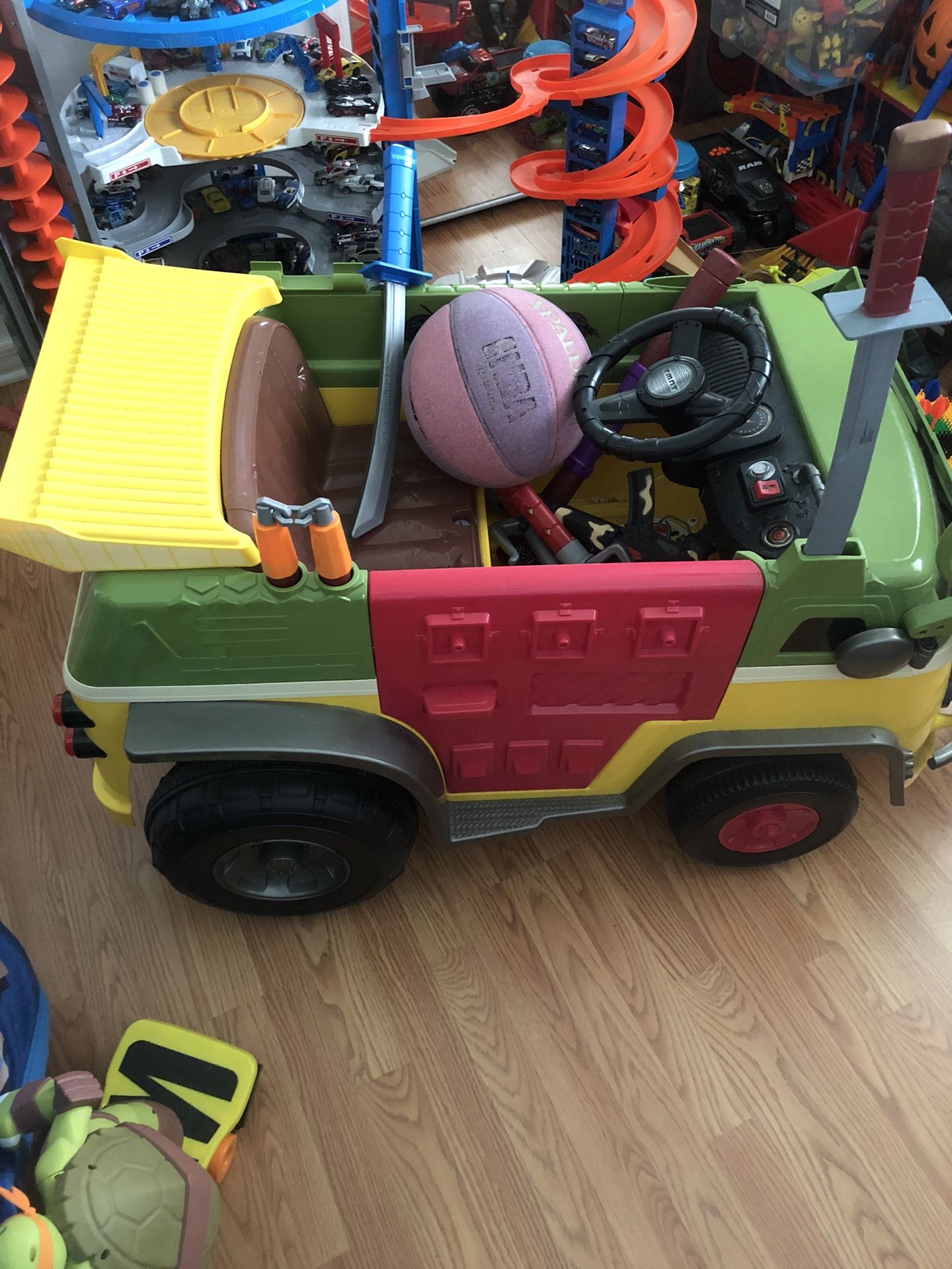 Ninja turtles power wheels van