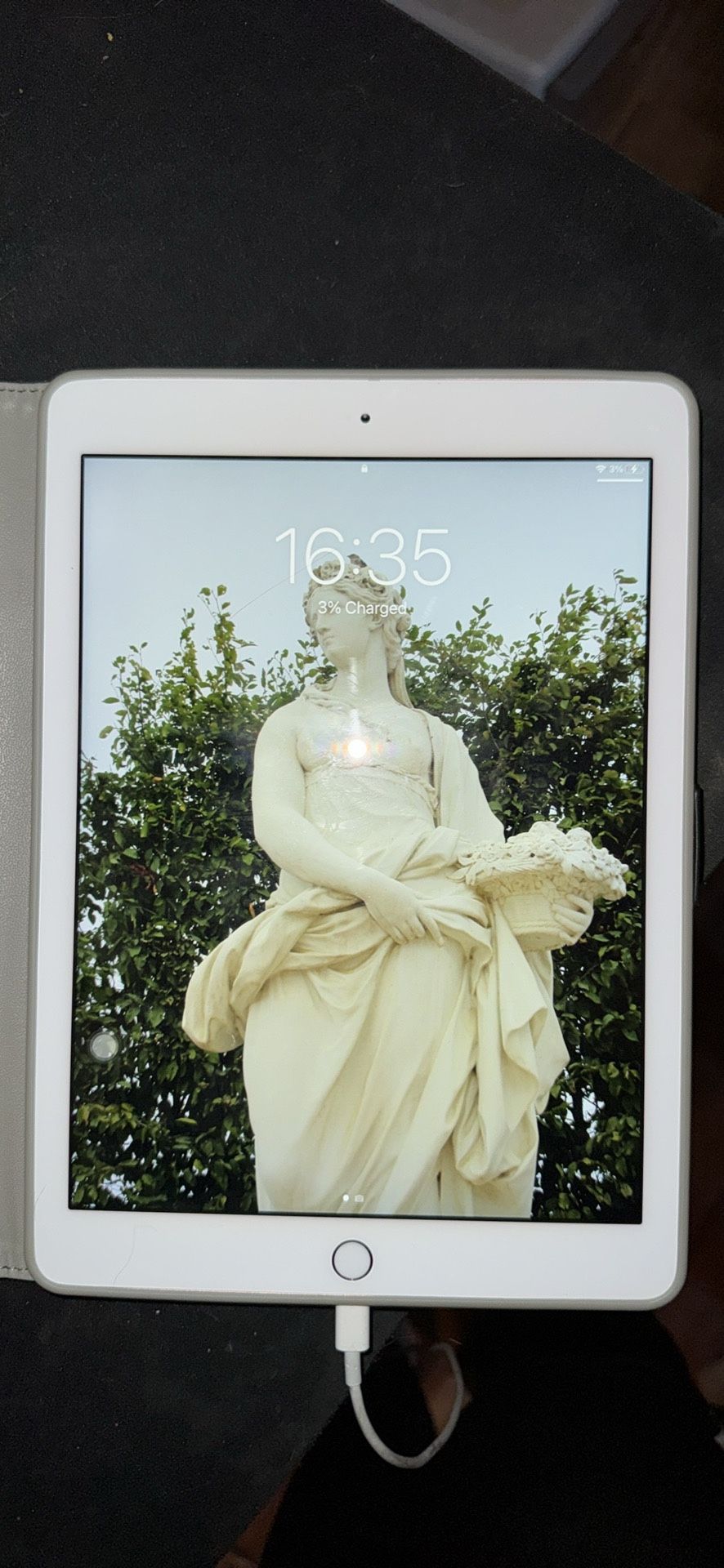 Rose Gold 6th Gen iPad with Apple Pencil