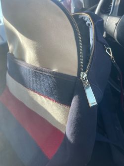 Tommy Hilfiger Canvas Striped Backpack
