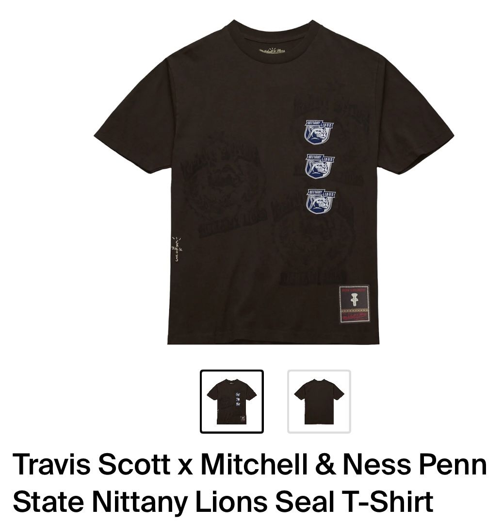 Travis Scott x Penn State T-Shirt Mitchell & Ness / Size XXL