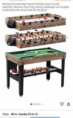 Foosball 3-1 Multi-Game Table