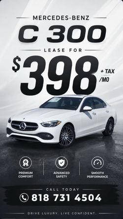 Mercedes C300 Lease