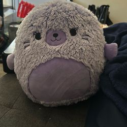 Original Squishmallows Ellen the Seal FuzzAMallow Fuzzy 12" Purple Plush Stuffed