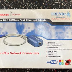 Trendnet USB To 10/100 Ethernet Adapter