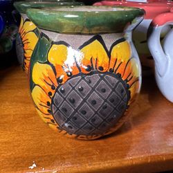 Set Of 5 Coffee Cups  (sunflower )