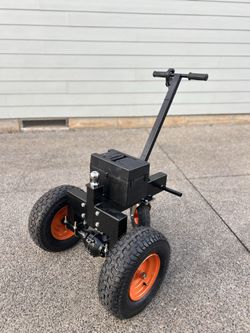 Adjustable electric trailer dolly