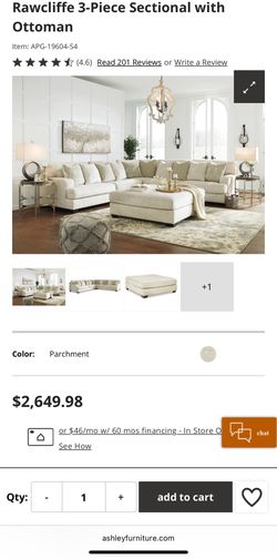 OBO COUCH AND OTTOMAN