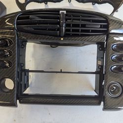 Porsche 996 turbo oem interior carbon fiber option trim