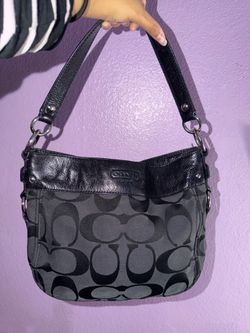Coach Black Zoe Bag
