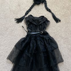 Wednesday Addams Kids Costume