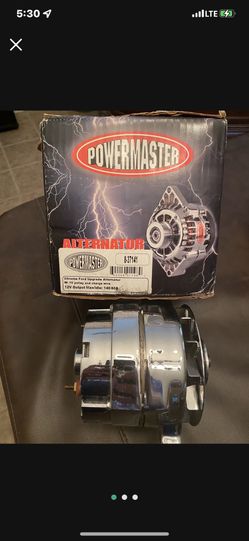Chrome plated alternator