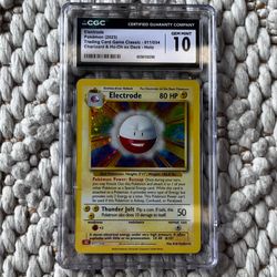 2023 Pokemon TCG Electrode CGC 10 #11