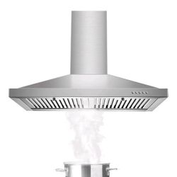 Brand New Stainless Steel Wall-Mount Range Hood – Vent Hood for Kitchen Cooking