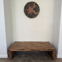 SALE - Wood Table 70cm X 150cm