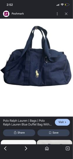 Polo Ralph Lauren Blue Duffel Bag