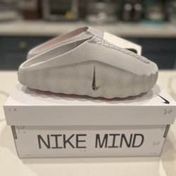 Nike Mind 001 Slide Light Smoke Grey(Women) 