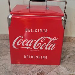 Coca-Cola Retro Ice Chest Cooler with Bottle Opener

