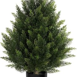 Artificial Cedar Topiary Tree(brand new)