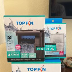 Top fin Fish Filters. 