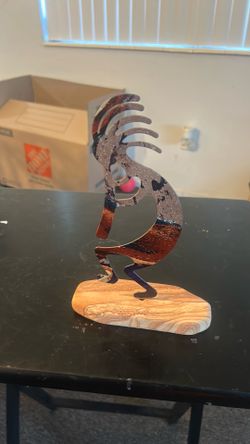 Lazart Metal Art Kokopelli Sculpture