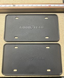 Goodyear Rubber License Plate Holders