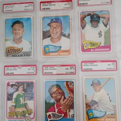 Vintage 1965 TOPPS Baseball PSA 8