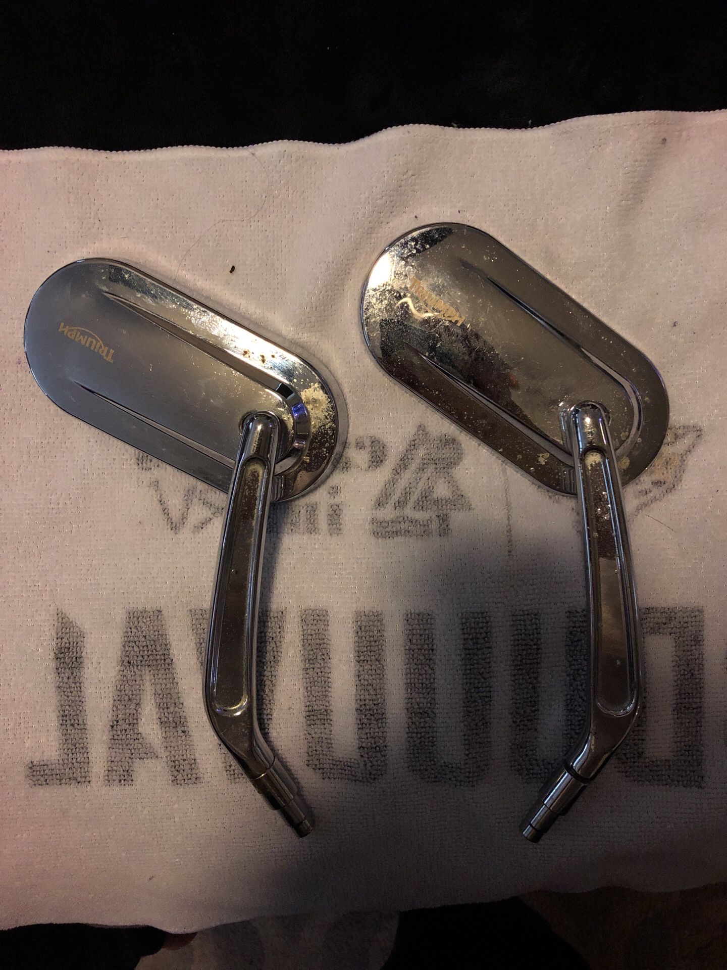 Triumph motorcycle mirrors