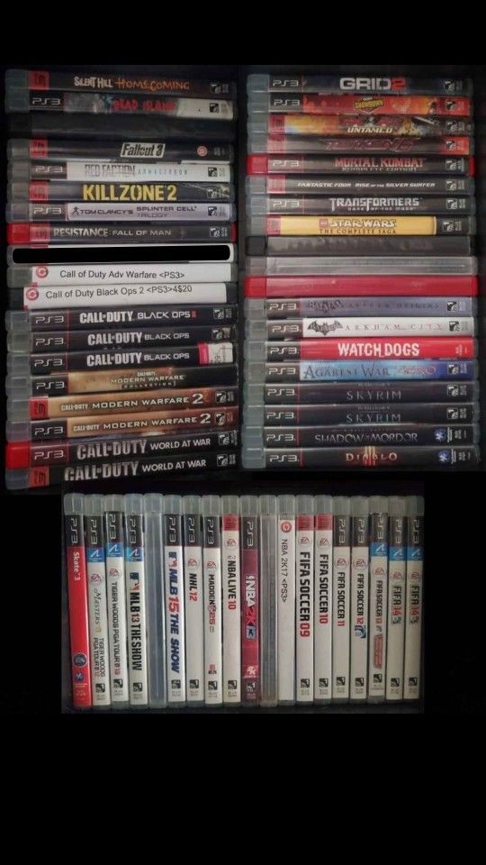 PlayStation 3 Video Games (Trade or Sell)