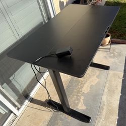 Desk Adjustable Height Black 