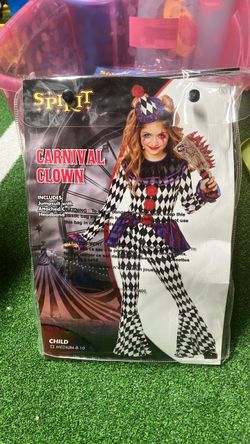Carnival clown youth  medium 8-10