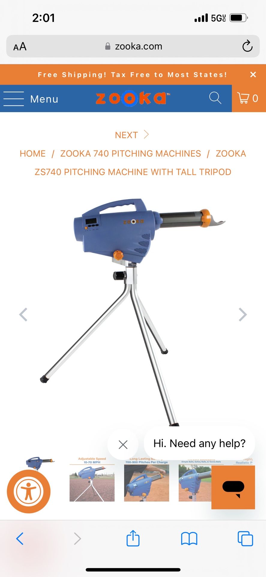 Zooka Pitching Machine