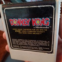 Original Donkey Kong For Atari