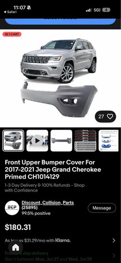Jeep front bumper