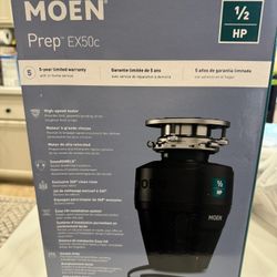 Garbage Disposal - Moen Prep EX50c (BRAND NEW) 