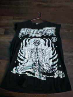 Hellstar Custom Cutoff Shirt size small used authentic