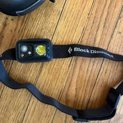 Black Diamond Head Lamp Water Proof With Case 