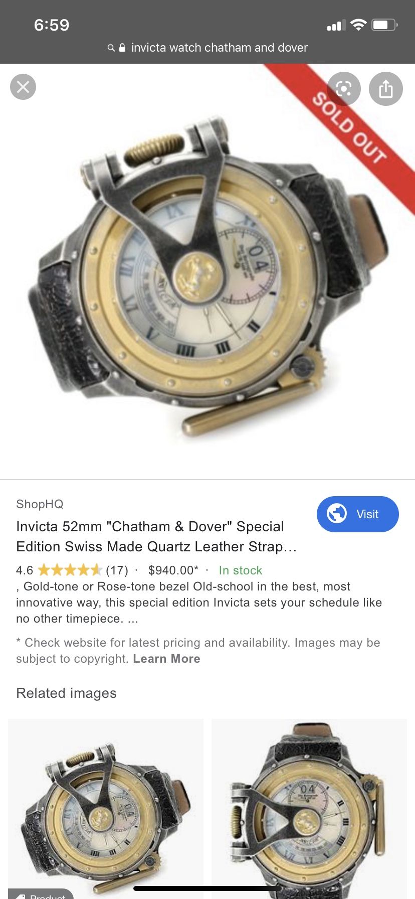 Invicta Chatham and Dover for Sale in Gilbert AZ OfferUp