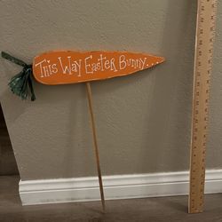 Easter  Carrot Yard Sign