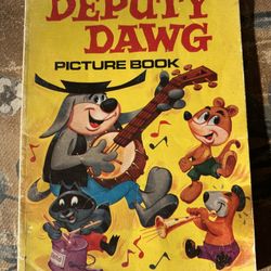vintage Deputy Dawg Picture Book.