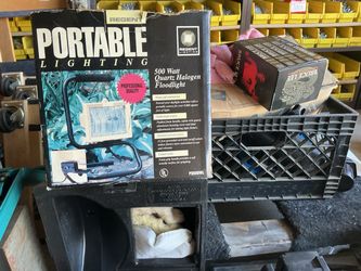 Lighting portable quartz like new very bright