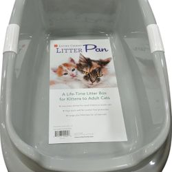 Lucky Champ Litter Pan, Large, Grey