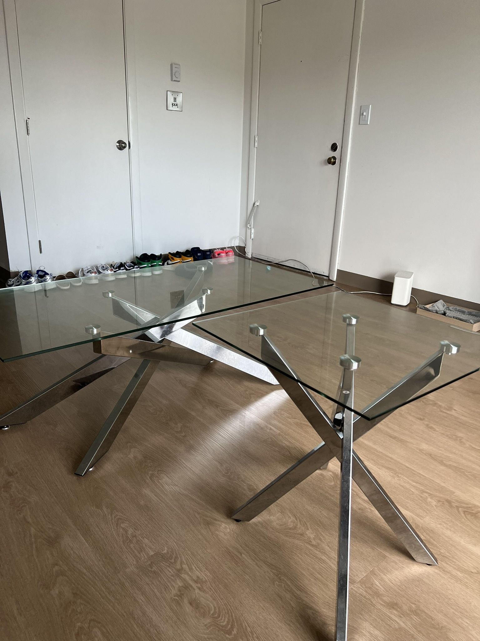 Glass Rectangle Modern Coffee Table