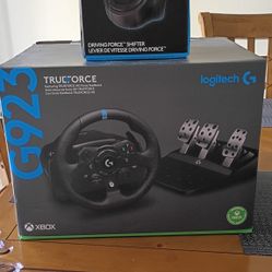 STEERING WHEEL AND SHIFTER LOGITEC G923