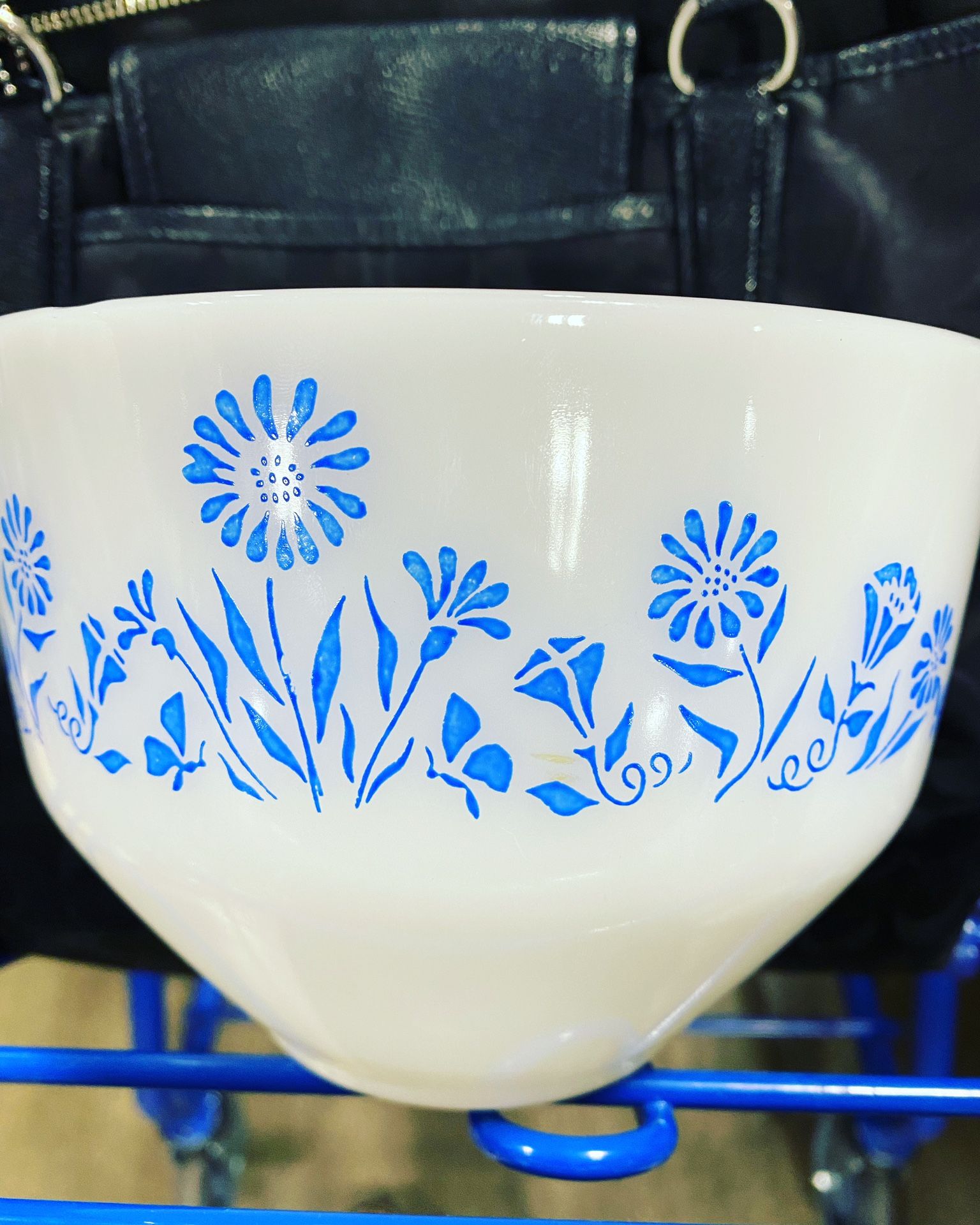 Vintage Federal Milk Glass Mixing Bowl